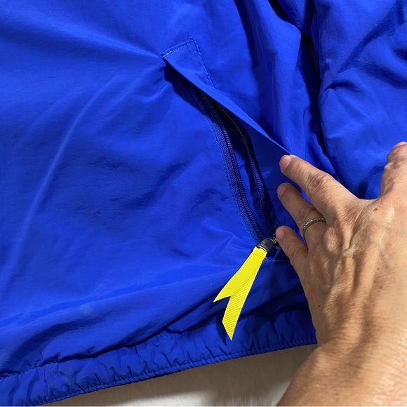 Eddie Bauer jacket Woman’s large Ski  Jacket Front Zip Vintage Fleece pockets - Picture 7 of 13